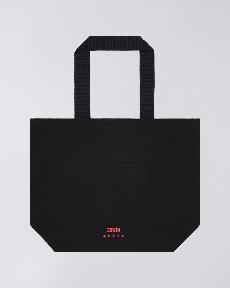 Edwin Tote Bag Shopper - Black - Kubanna