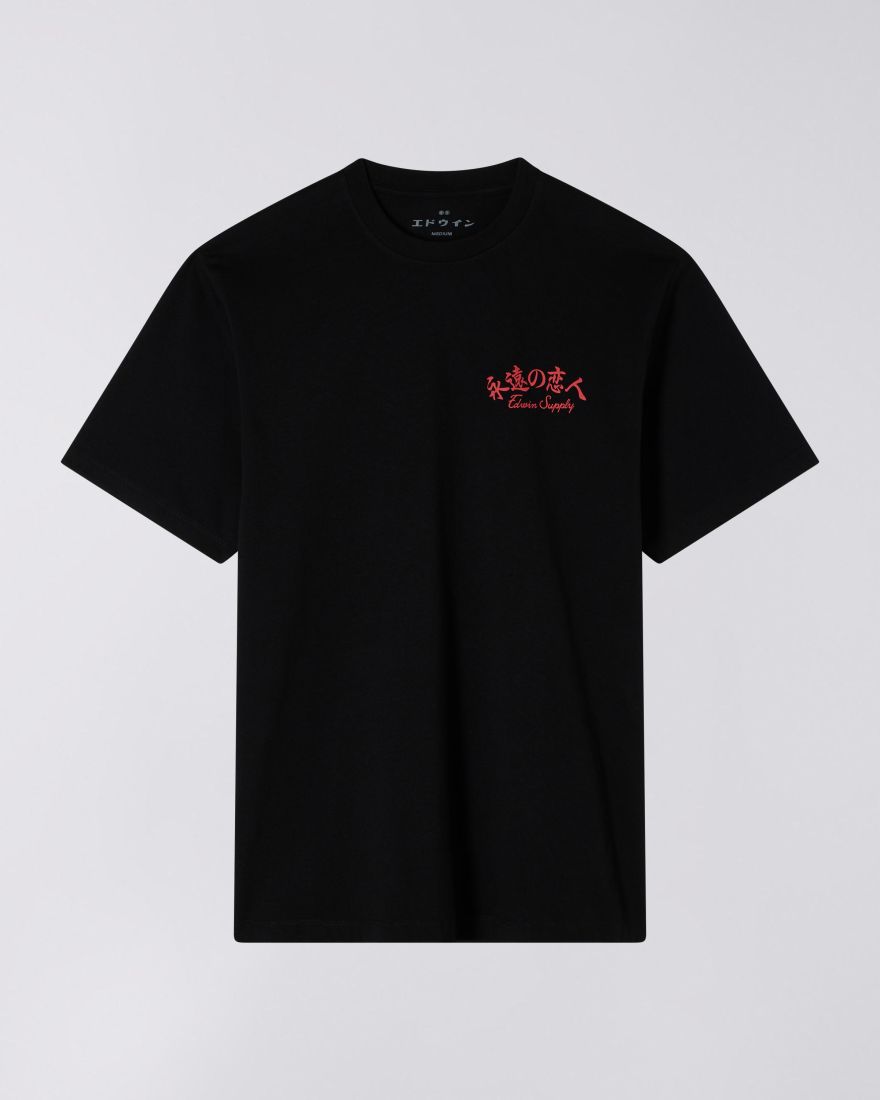 Edwin Forever Love Tee - Black