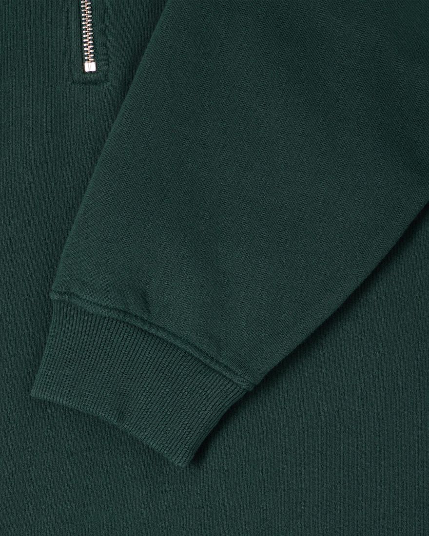 Edwin Koji Half Zip Sweat - Green Gables - Kubanna