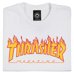 Thrasher Flame T-Shirt - White - Kubanna