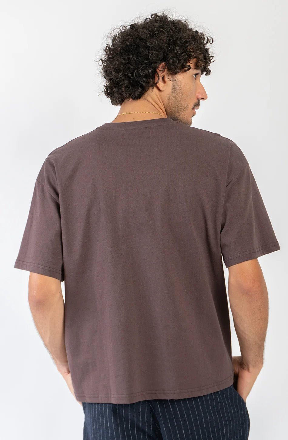 Kaotiko | Bouquet Cropped T-shirt - Brown - Kubanna