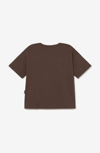 Kaotiko | Bouquet Cropped T-shirt - Brown - Kubanna