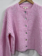 Katy Knit Cardigan - Pink - Kubanna