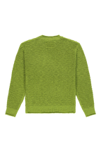 The New Originals Open Knit Crewneck Light Slub - Lime Punch - Kubanna