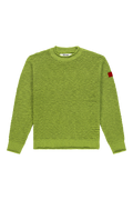 The New Originals Open Knit Crewneck Light Slub - Lime Punch - Kubanna