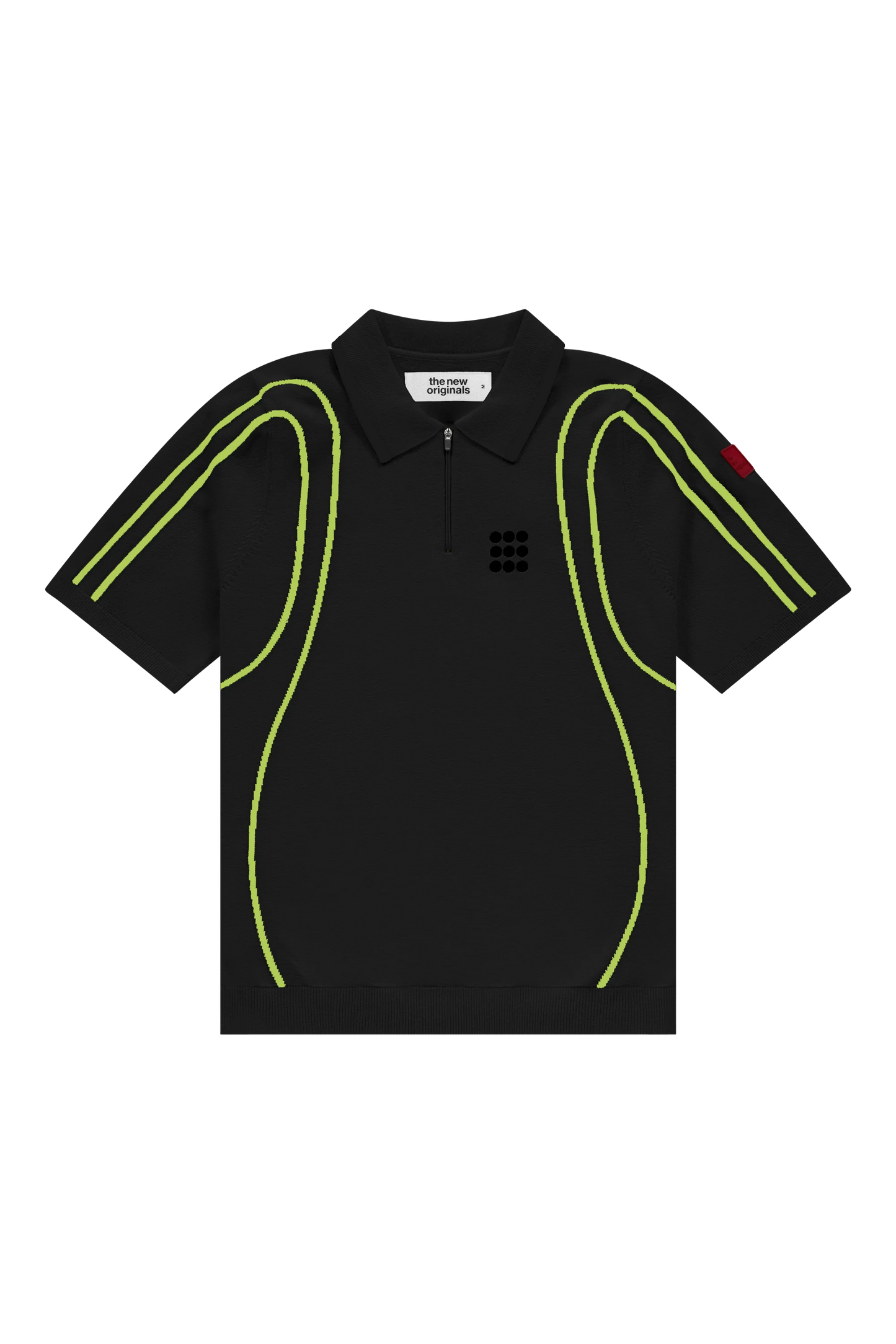 The New Originals Inner Space Polo - Black/Lime