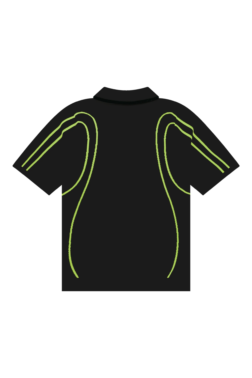 The New Originals Inner Space Polo - Black/Lime - Kubanna