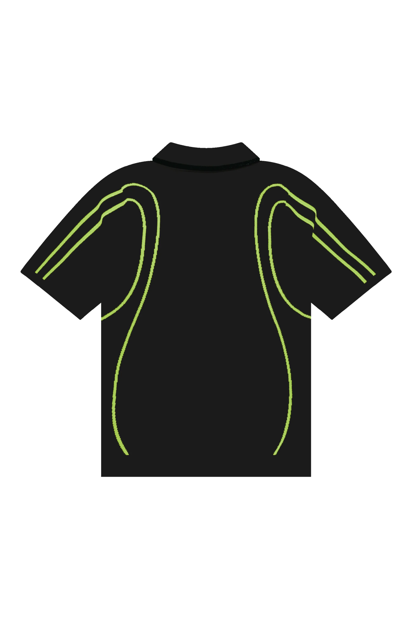 The New Originals Inner Space Polo - Black/Lime - Kubanna