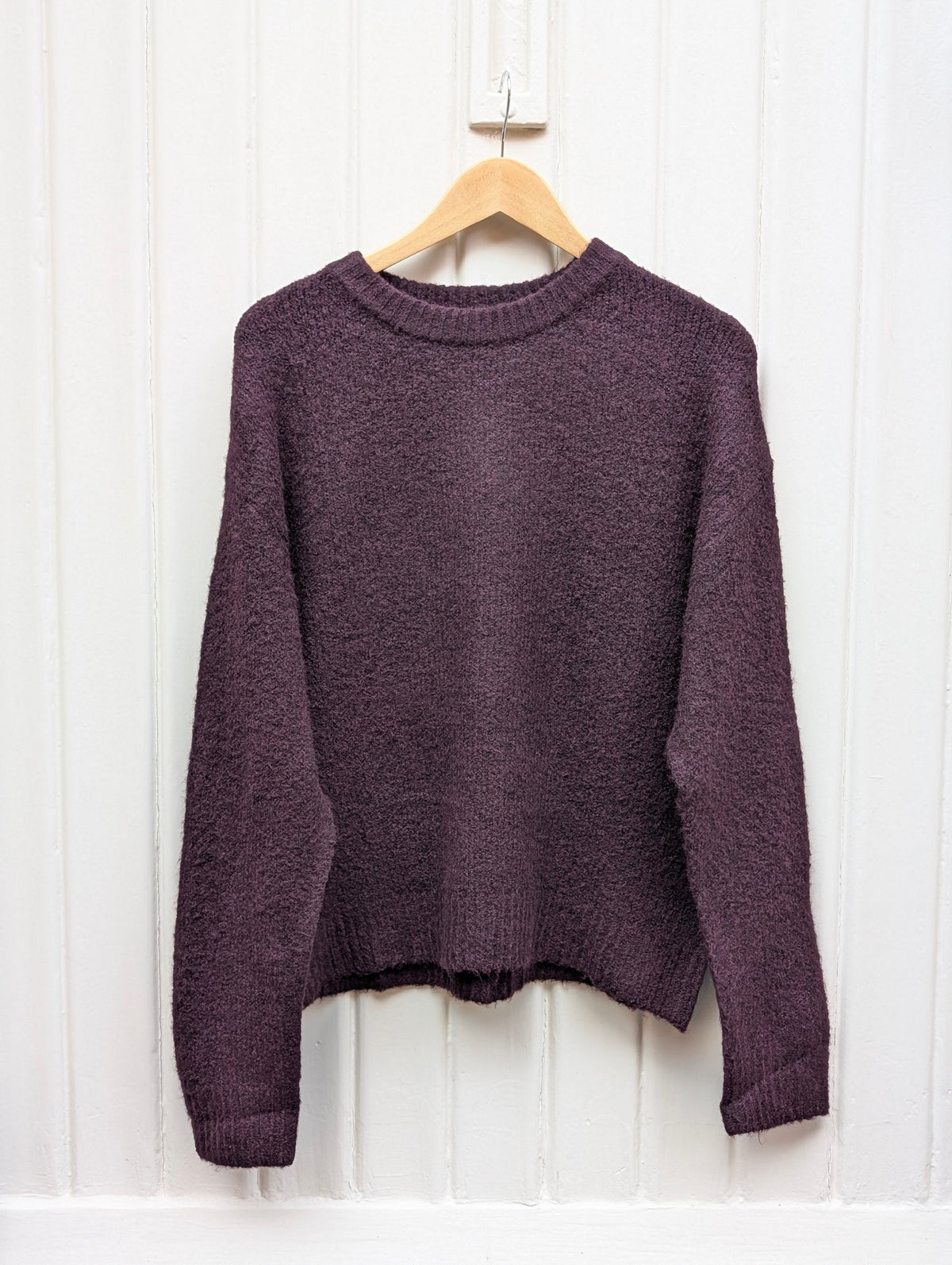 Lara Knitted Sweater - Eggplant - Kubanna