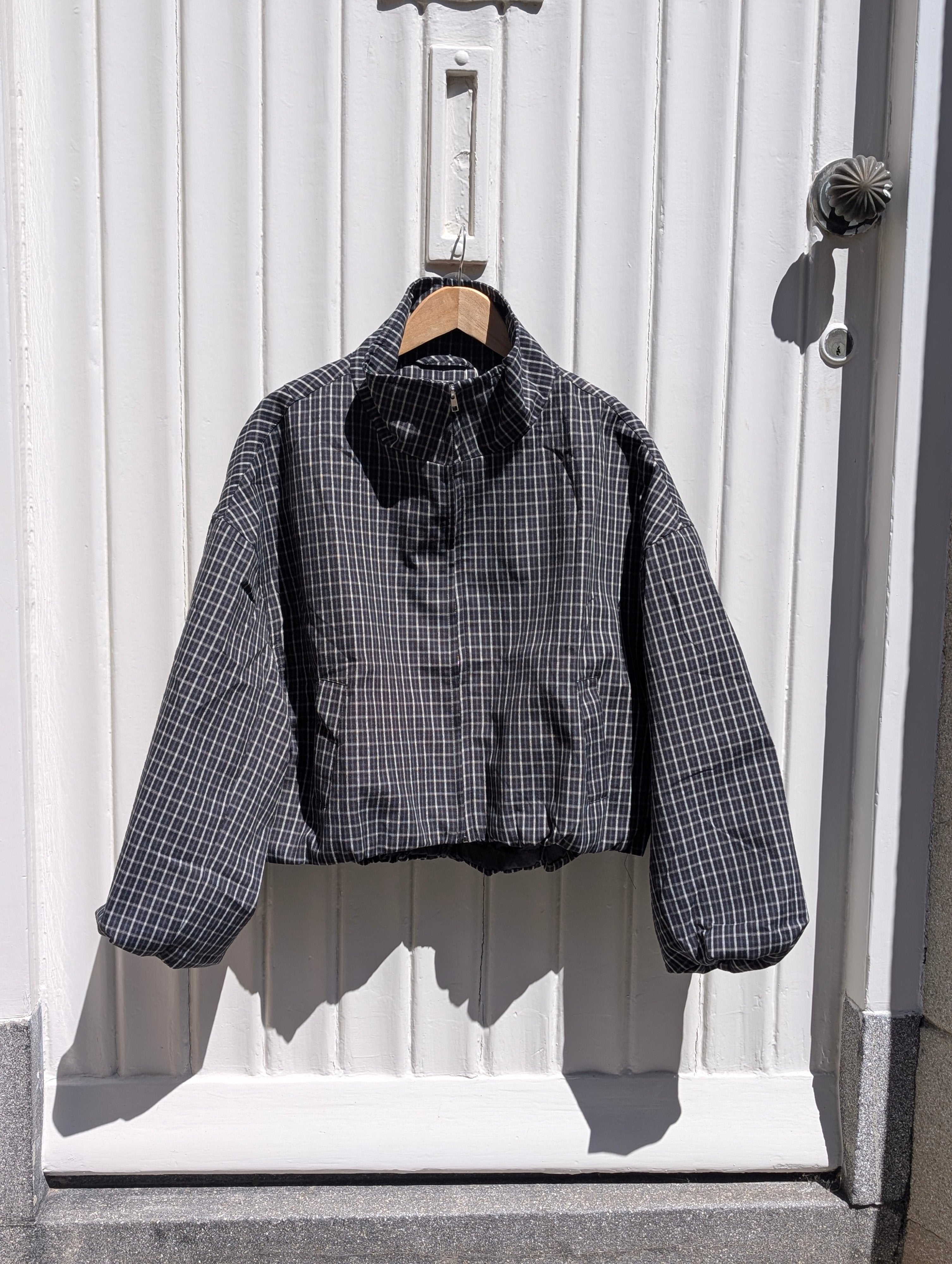 Noa Checkered Jacket - Navy - Kubanna