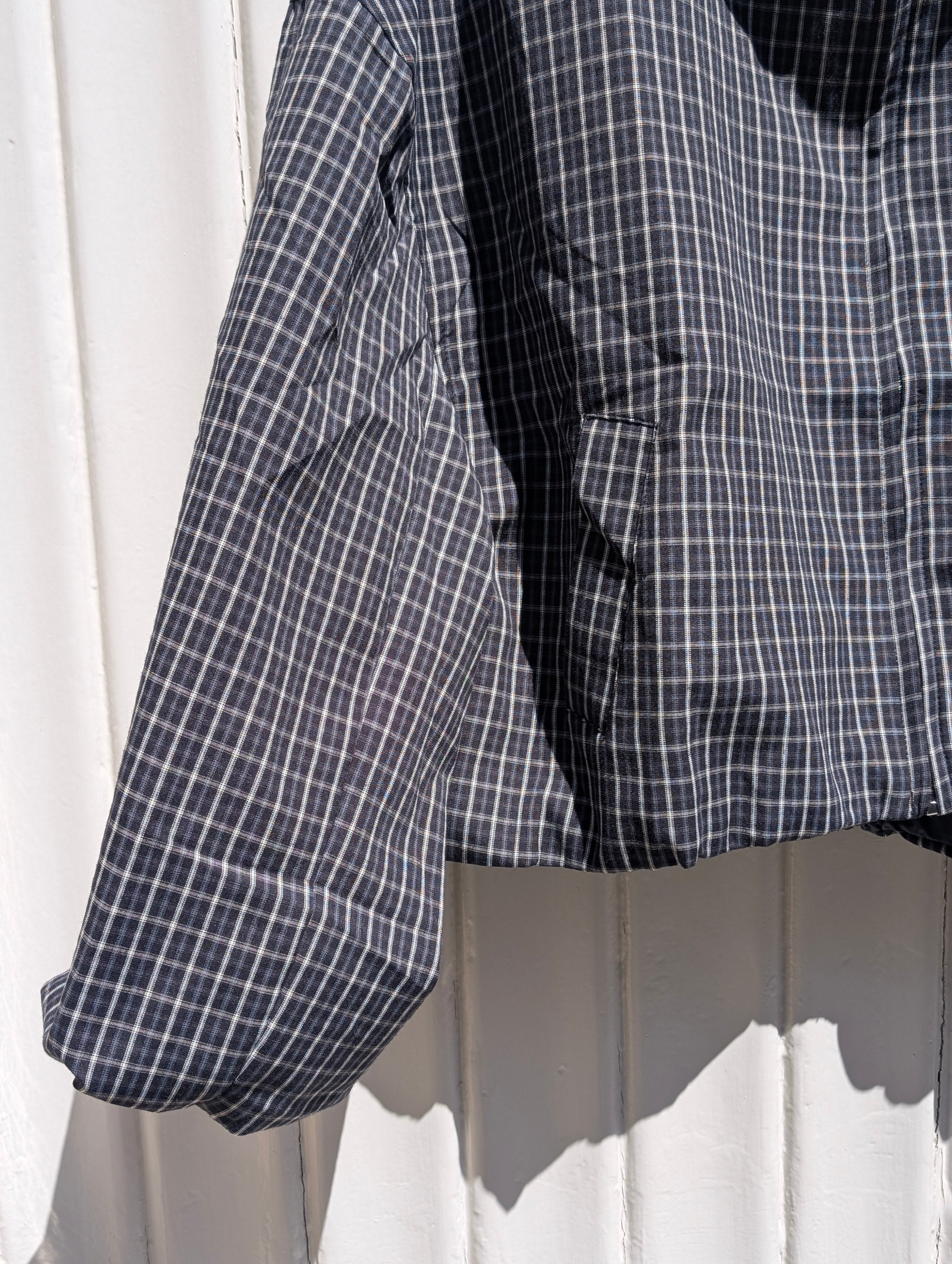 Noa Checkered Jacket - Navy - Kubanna