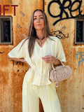 Not A Label Becky Blouse - Butter Yellow - Kubanna