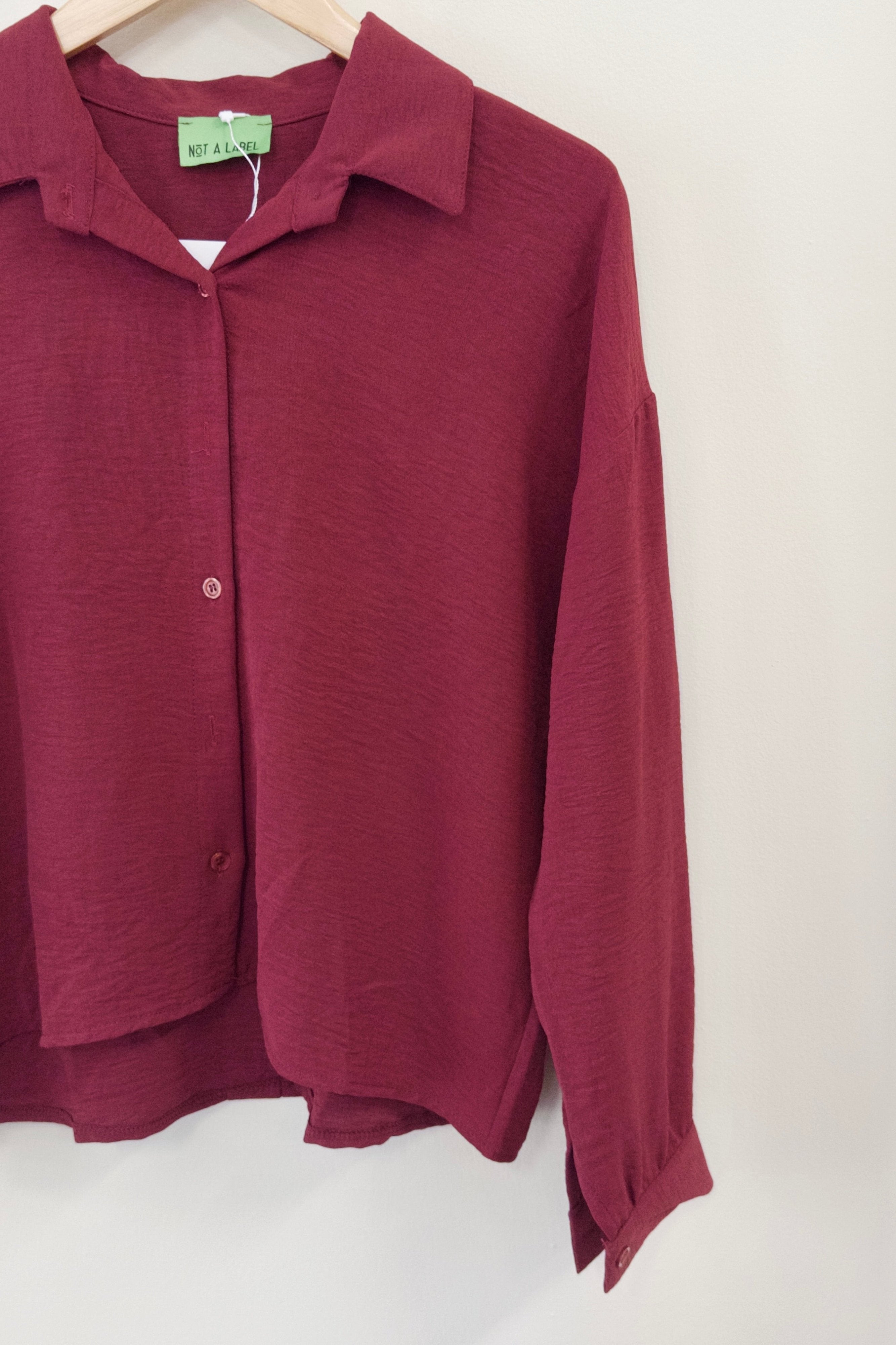Not a label Bobby blouse - Bordeaux - Kubanna