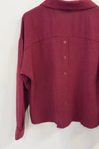 Not a label Bobby blouse - Bordeaux - Kubanna
