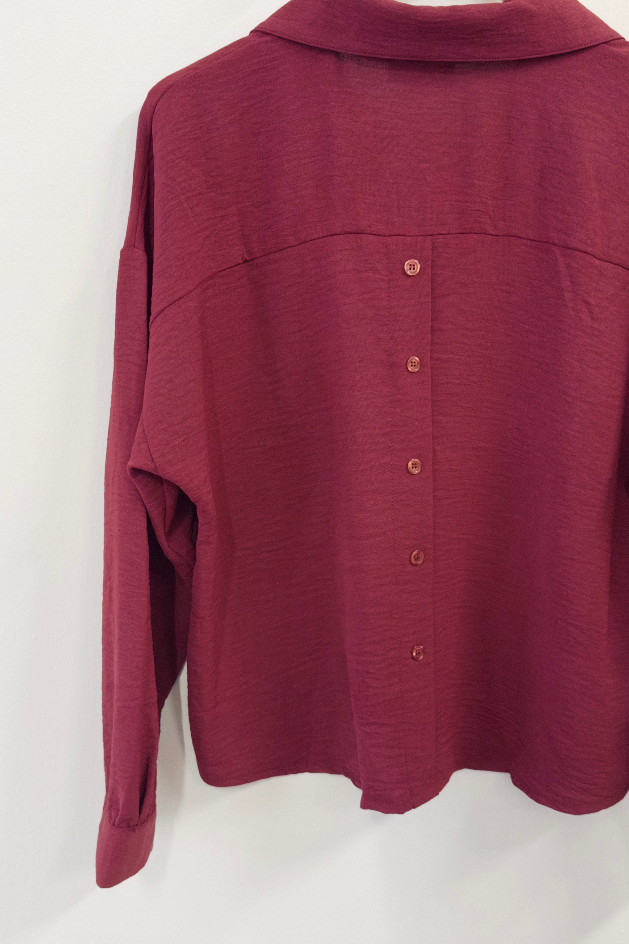 Not a label Bobby blouse - Bordeaux - Kubanna