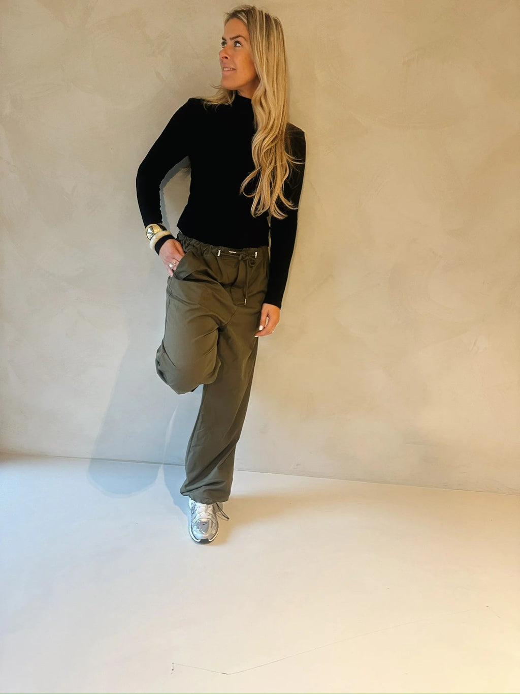 Not A Label Cleo Cargo Pants - Green - Kubanna