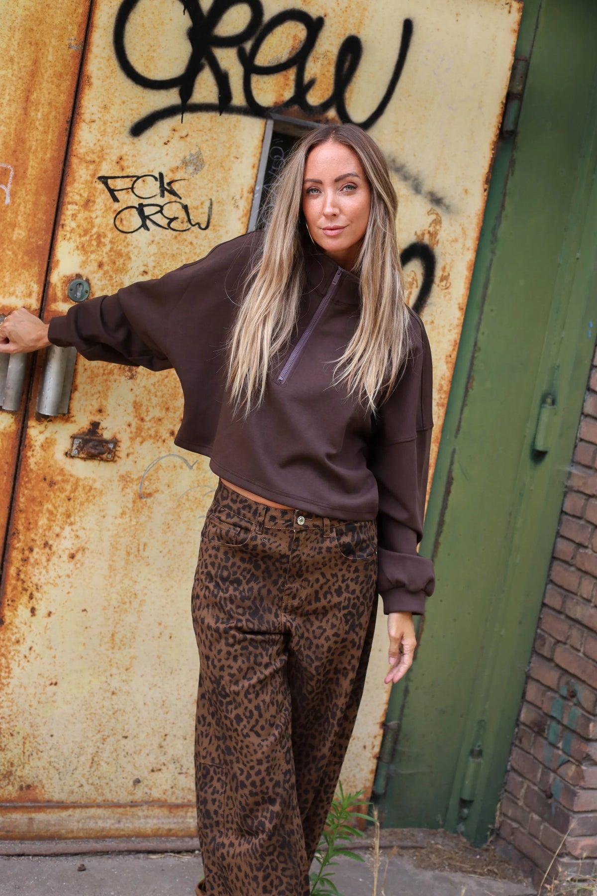 Not A Label | Dakota Pants - Panter Print - Kubanna