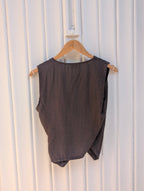 Not A Label Ginny Gilet - Brown - Kubanna