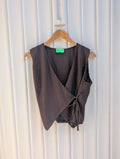 Not A Label Ginny Gilet - Brown - Kubanna