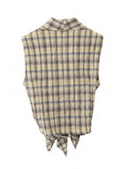 Not A Label Ronny Checked Blouse - Yellow - Kubanna