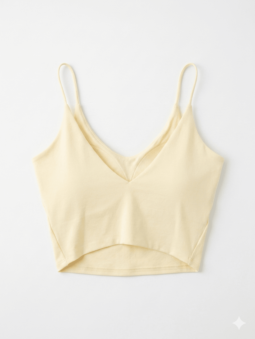 Not A Label Soft Top - Butter Yellow - Kubanna