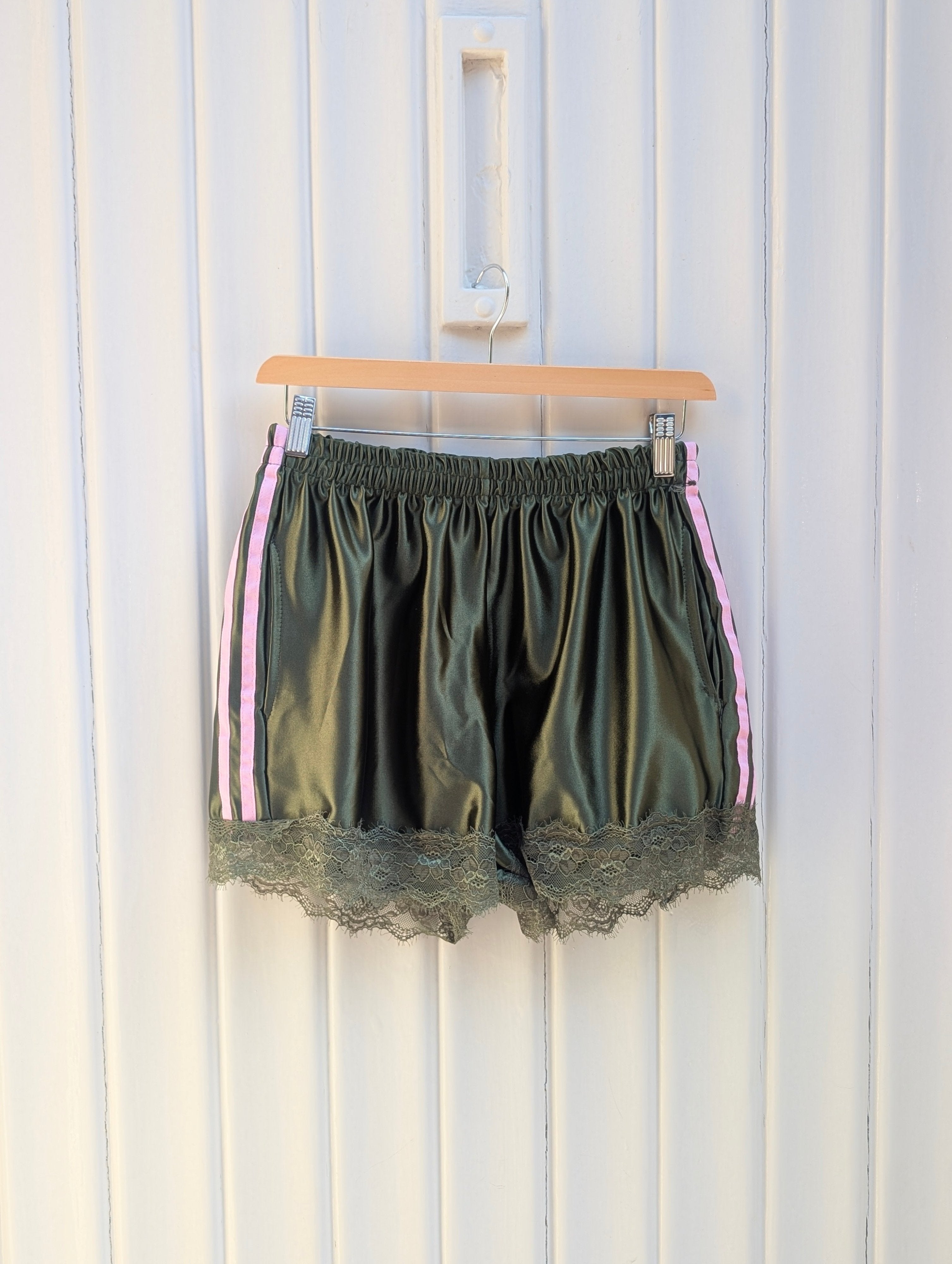 Not A Label Sporty Shorty - Green/Pink - Kubanna