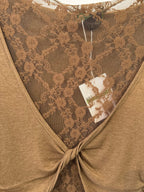 Not A Label | Stevie Lace Top - Army - Kubanna