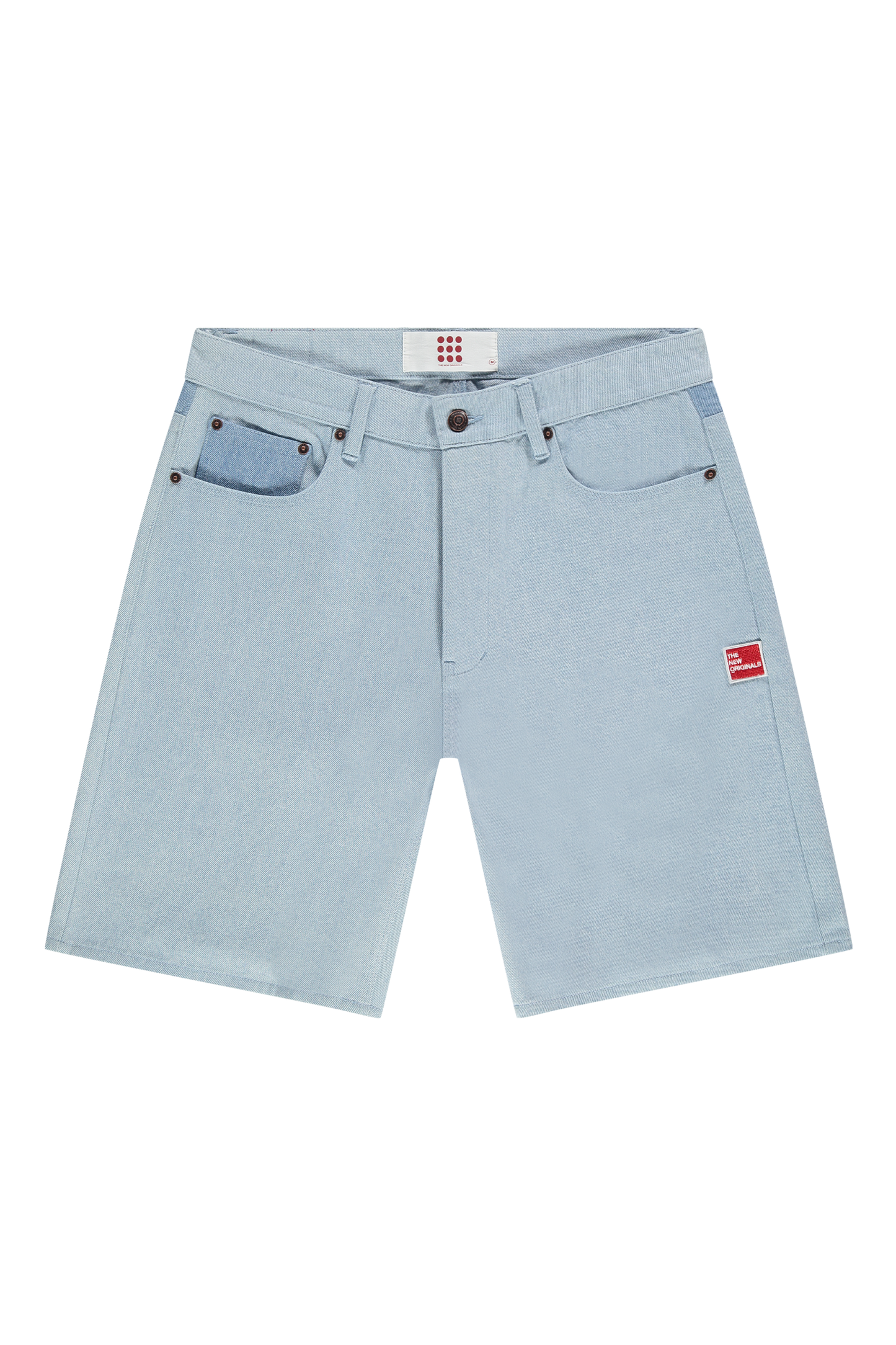 The New Originals 9-Dots Denim Shorts - Light Blue