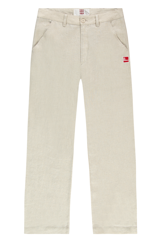 The New Originals Seamless Chino Trousers - Bone White