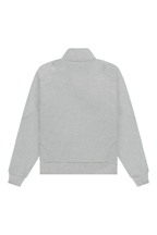 The New Originals Emblem Half - Zip Sweater - Light Grey Melange - Kubanna