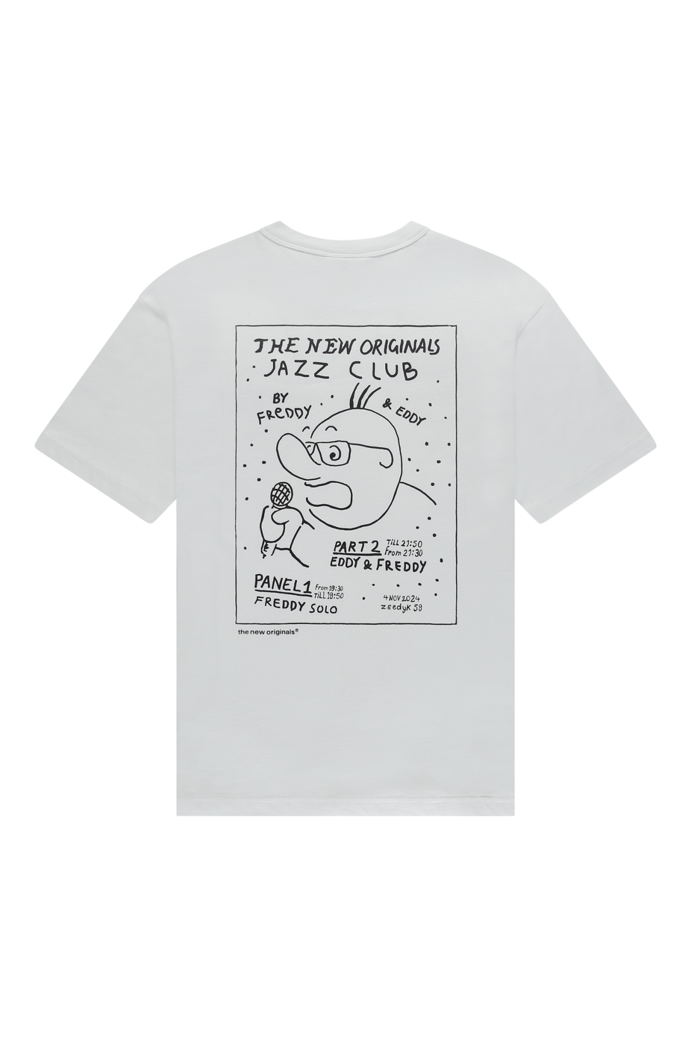 The New Originals Freddy Poster Tee - White - Kubanna