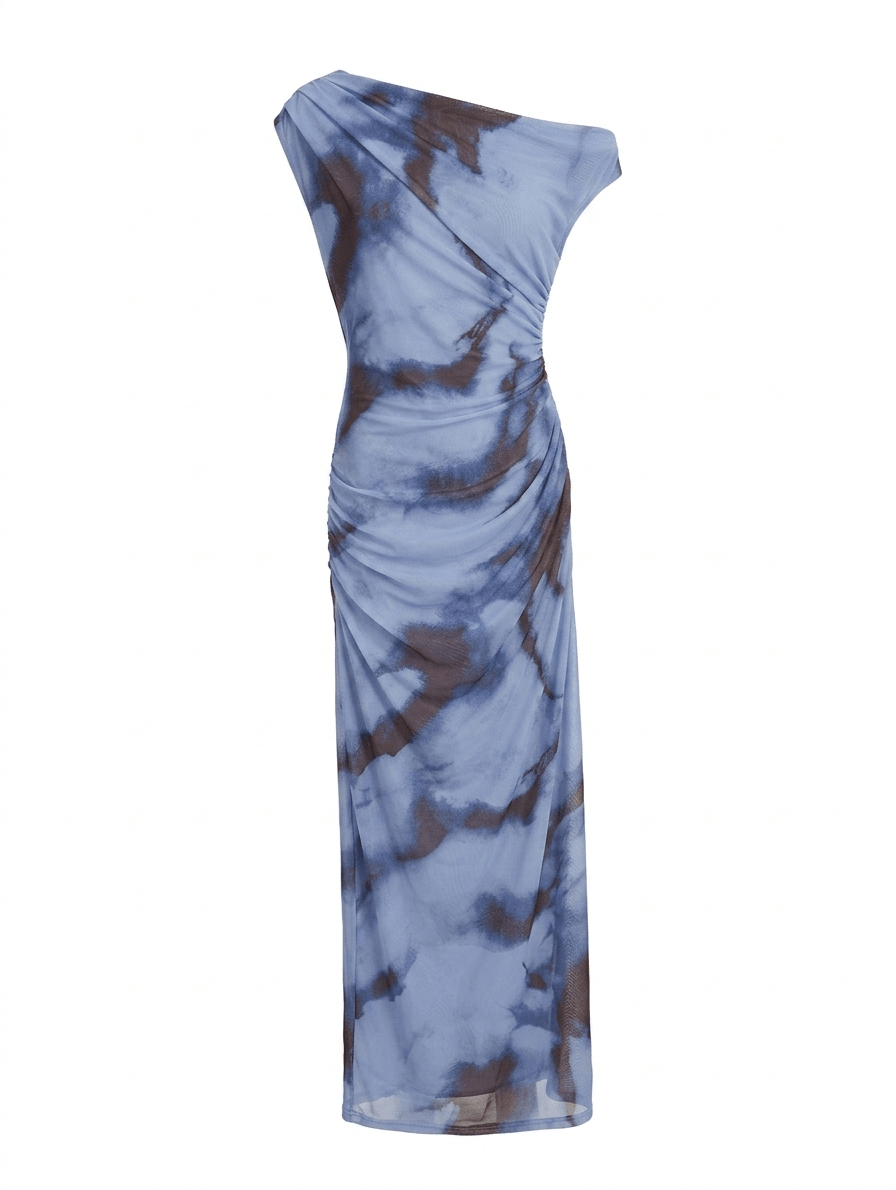 Pauline Maxi Dress - Purple/Brown - Kubanna