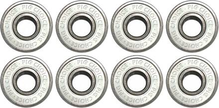 Pig Wheels - Pig Choice Bearings Skateboard Lagers - White