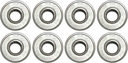 Pig Wheels - Pig Choice Bearings Skateboard Lagers - White