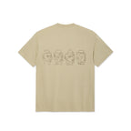 Polar Skate Co. | 8 Heads T-Shirt – Sand/Brown - Kubanna