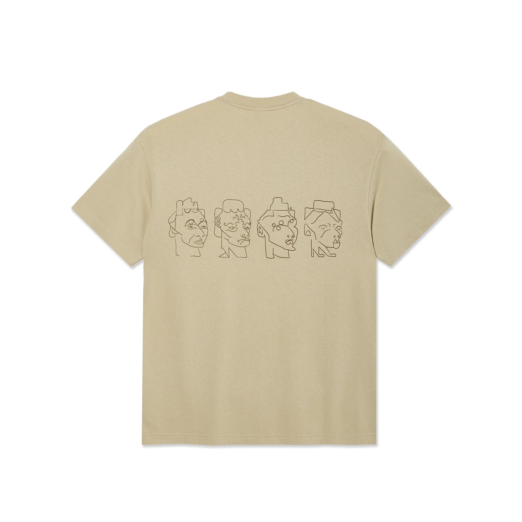 Polar Skate Co. | 8 Heads T-Shirt – Sand/Brown - Kubanna