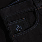 Polar Skate Co. Big Boy Pants - Black/Blue Stitching - Kubanna