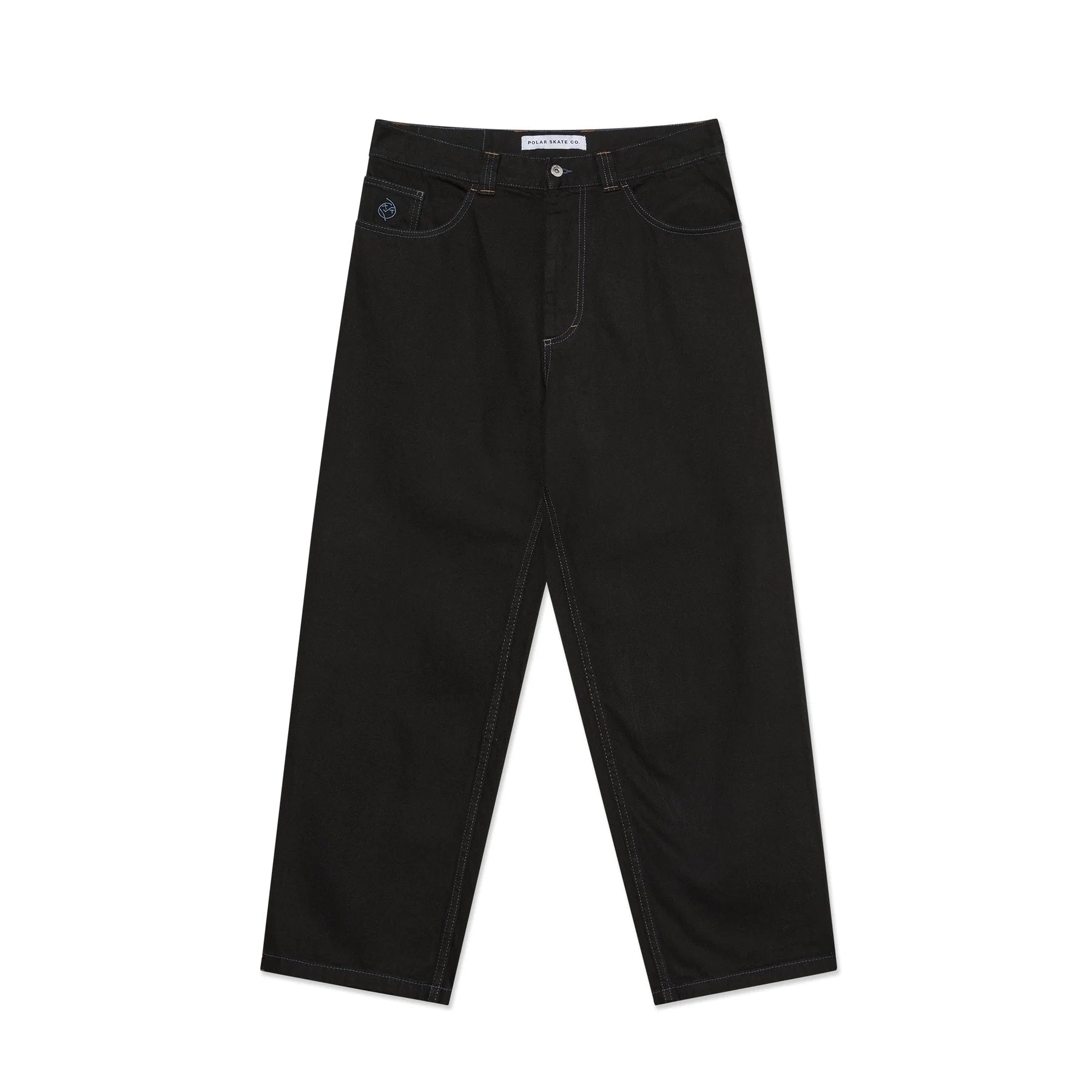 Polar Skate Co. Big Boy Pants - Black/Blue Stitching - Kubanna