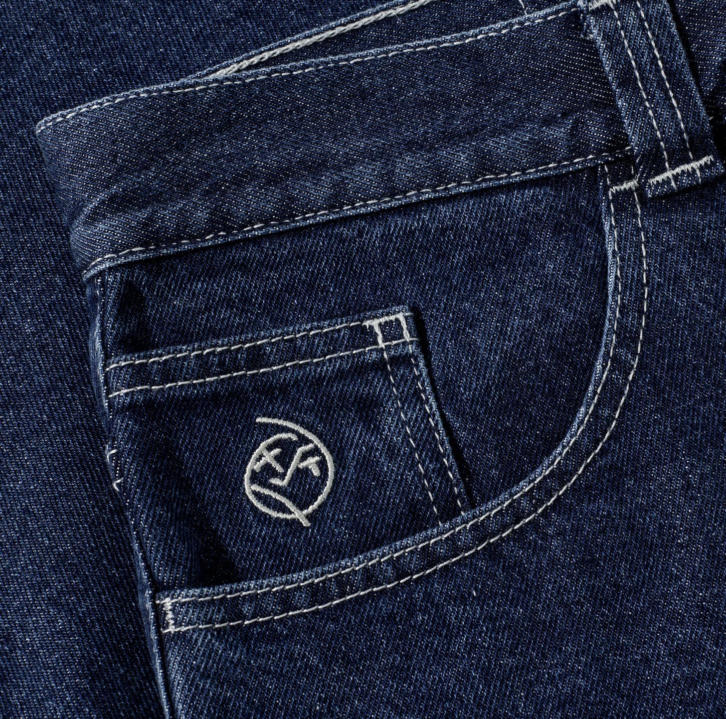 Polar Skate Co. | Big Boy Shorts – Dark Blue/White Stitching - Kubanna