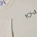 Polar Skate Co. | Contrast Tee Fill Logo – Ivory/Black - Kubanna