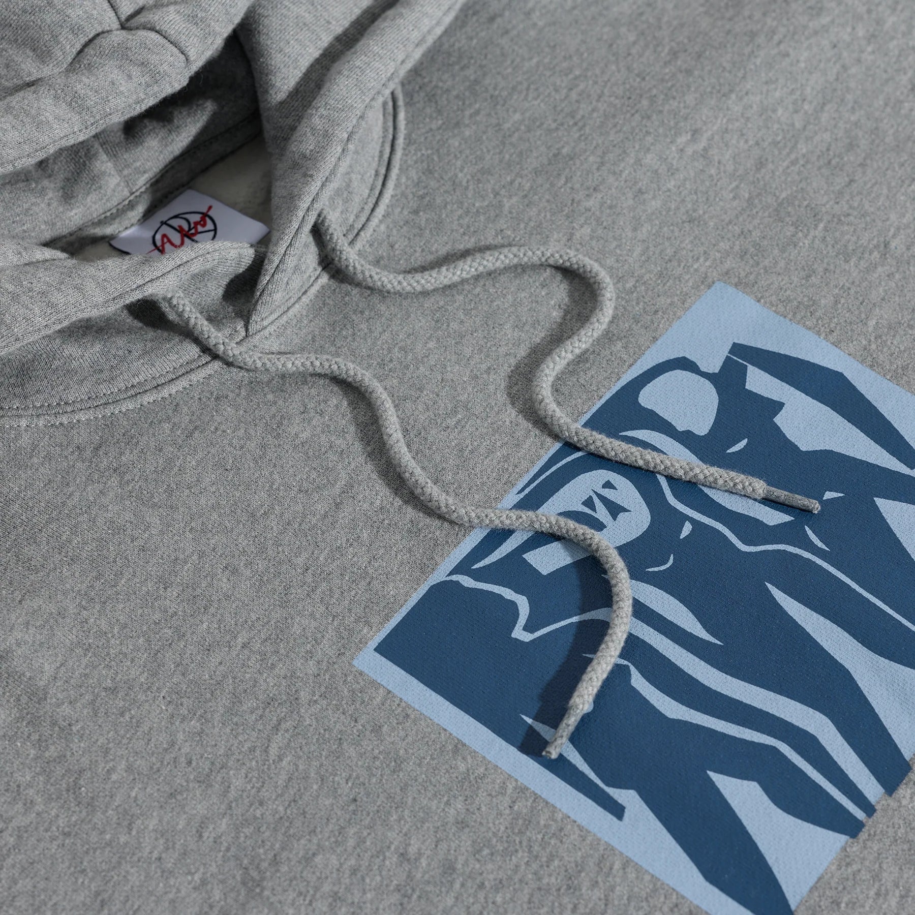 Polar Skate Co. Dave Hoodie | Cut Outs - Heather Grey - Kubanna