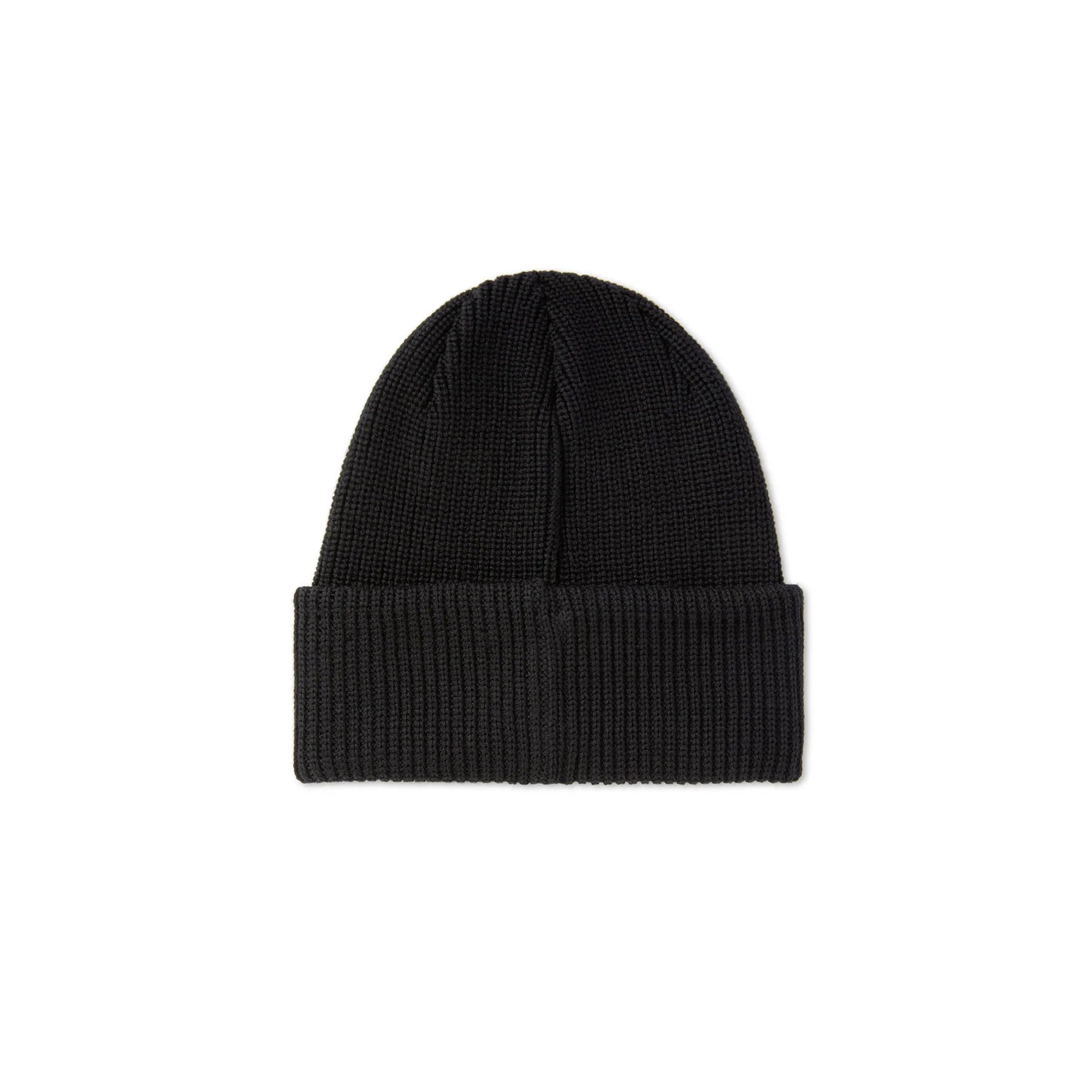 Polar Skate Co. Double Fold Merino Beanie - Black - Kubanna
