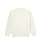 Polar Skate Co. Frankie Crewneck - Ivory Grey Melange - Kubanna