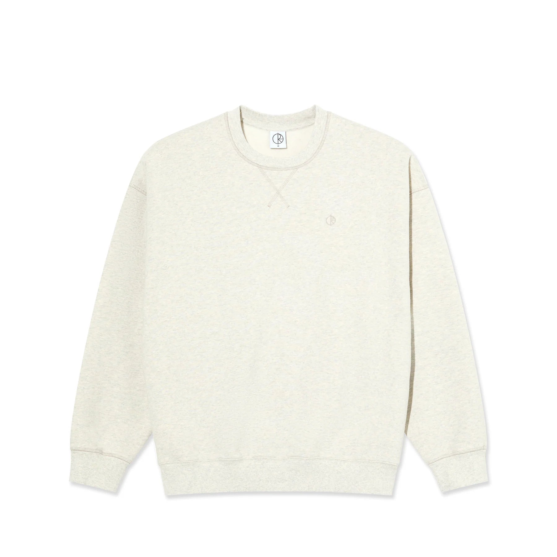 Polar Skate Co. Frankie Crewneck - Ivory Grey Melange - Kubanna