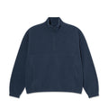 Polar Skate Co. Ivan Half Zip Sweatshirt - Grey Blue - Kubanna