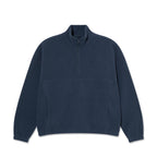 Polar Skate Co. Ivan Half Zip Sweatshirt - Grey Blue - Kubanna