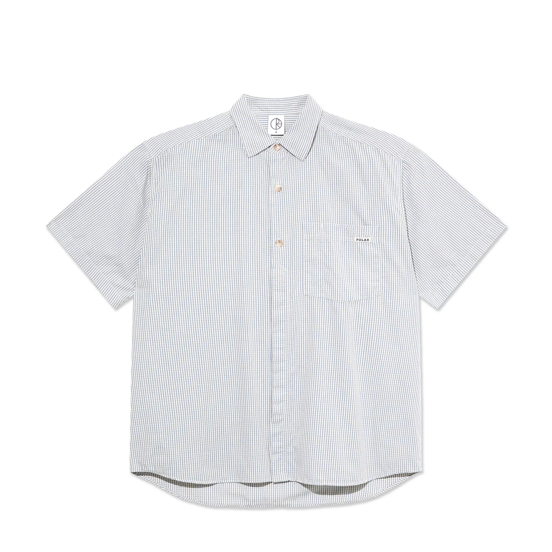 Polar Skate Co. | Mitch Shirt – Blue Check - Kubanna