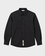 Prohibited | Alpine Checkered Dress Shirt - Black/Dark Blue - Kubanna