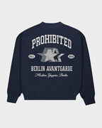 Prohibited | Avantgarde Knit Sweater - Navy - Kubanna