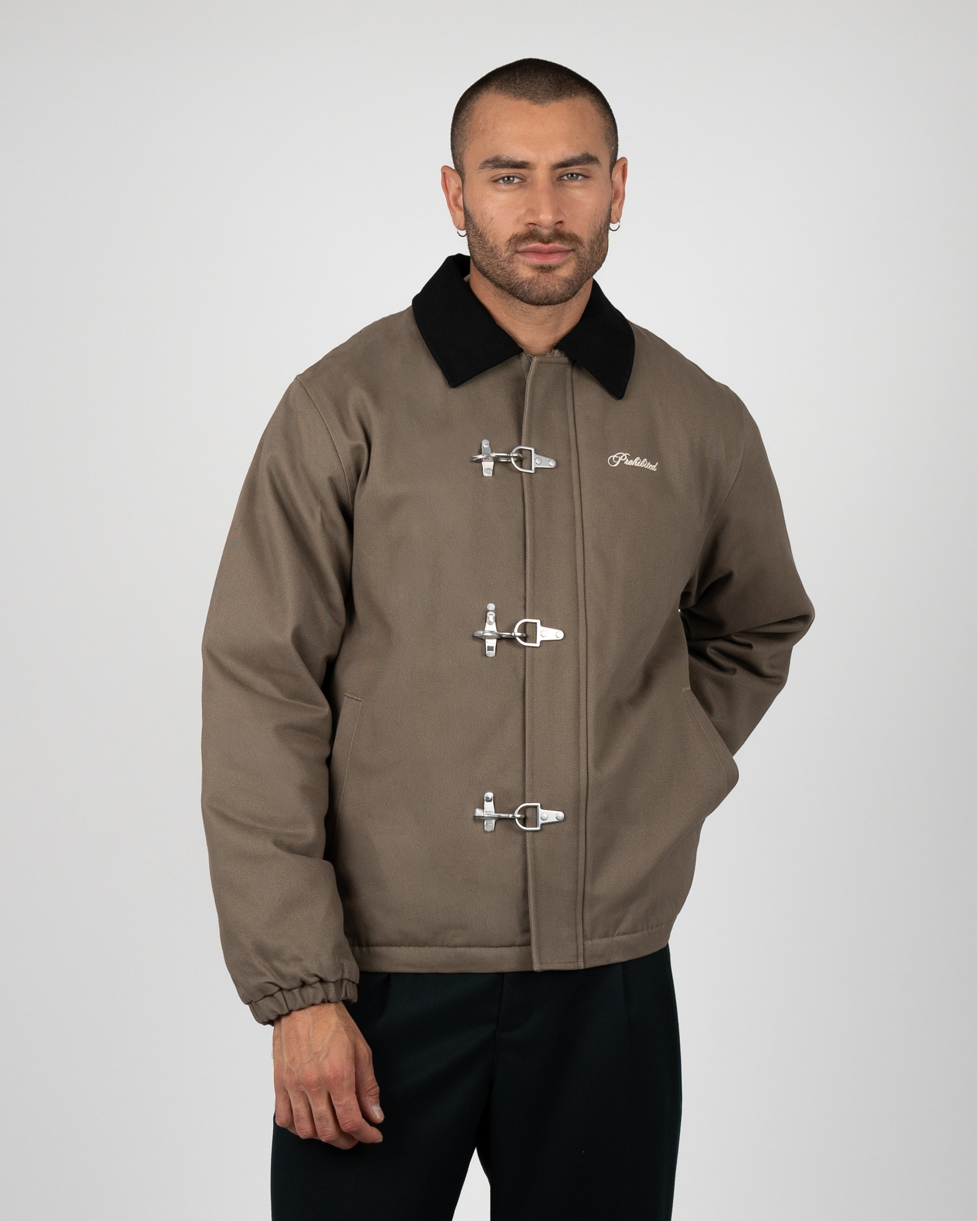 Prohibited | Back In The Days Jacket - Ash Green - Kubanna